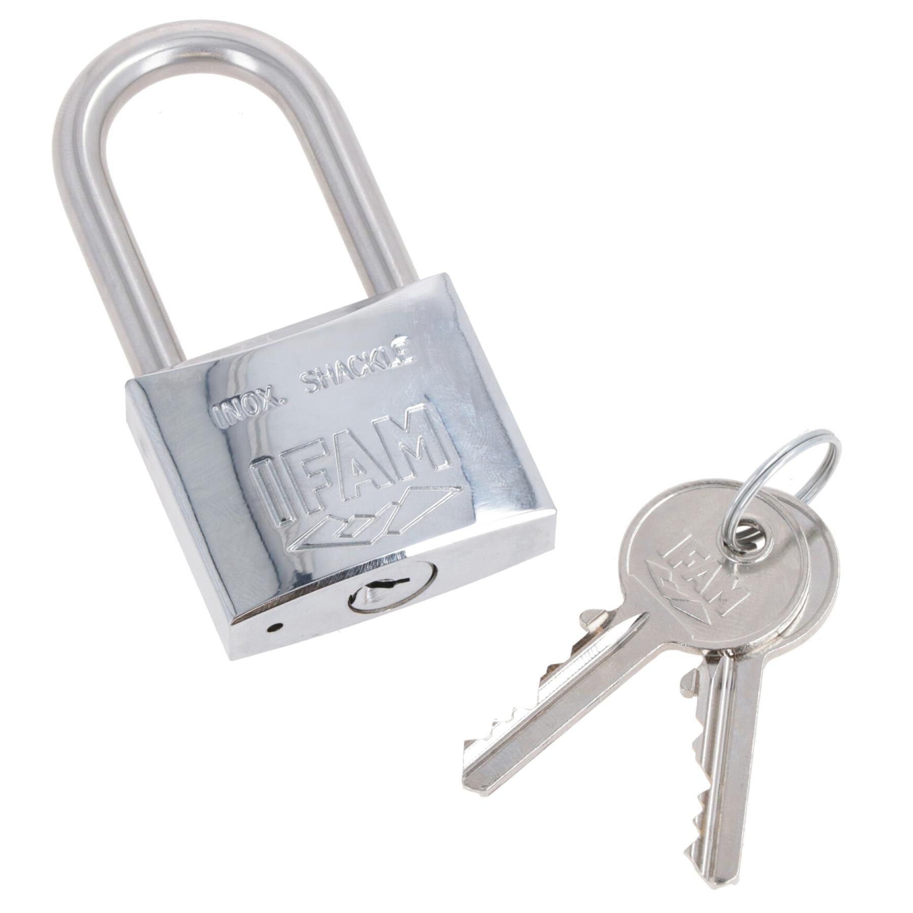40mm Marine Padlock Stainless Steel Long Shackle Rust Proof Boat Yacht