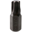 T20 – T60 Torx Star Male Bits With 10mm Shank 30mm or 75mm Length