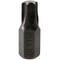 T20 – T60 Torx Star Male Bits With 10mm Shank 30mm or 75mm Length