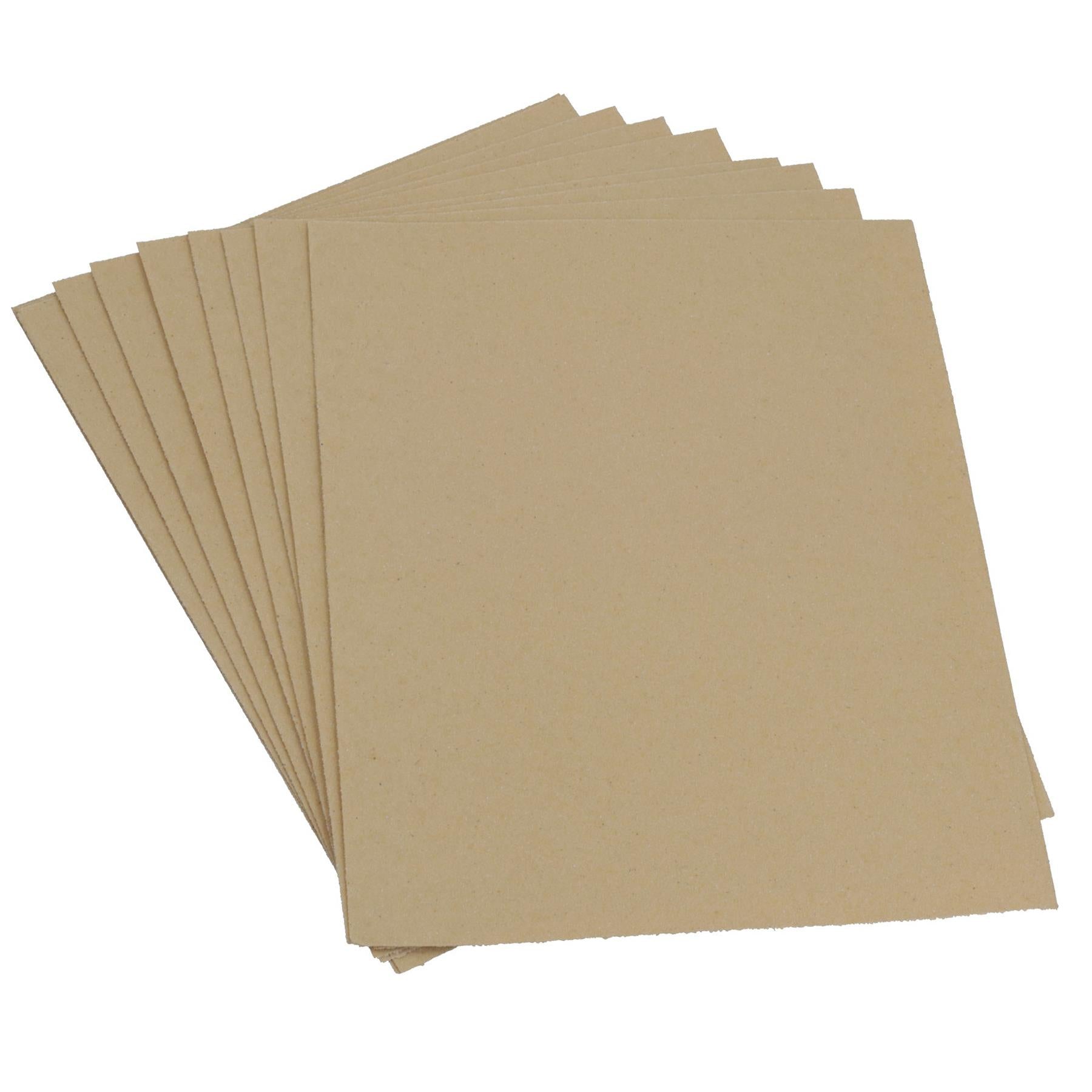 10pc Assorted Sandpaper Sanding Sheets For Metal Wood Plastic Coarse 60 Grit