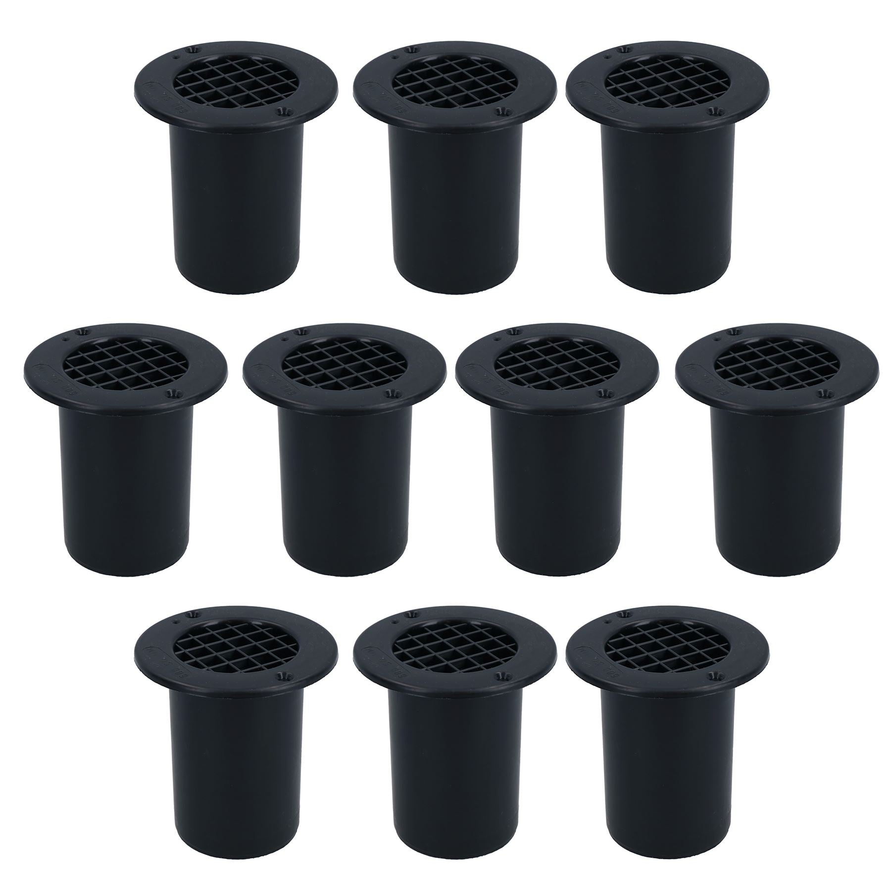 Gas Drop Out Floor Vent 75mm Long Flange Caravan Van Conversion Motorhome