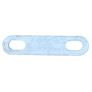 M12 U-Bolt Plate 61mm to 85mm Internal Width Thick Galvanised N-Bolt Backing