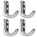 Stainless Steel Coat Hook 40mm by 31mm Polished Marine Grade 316