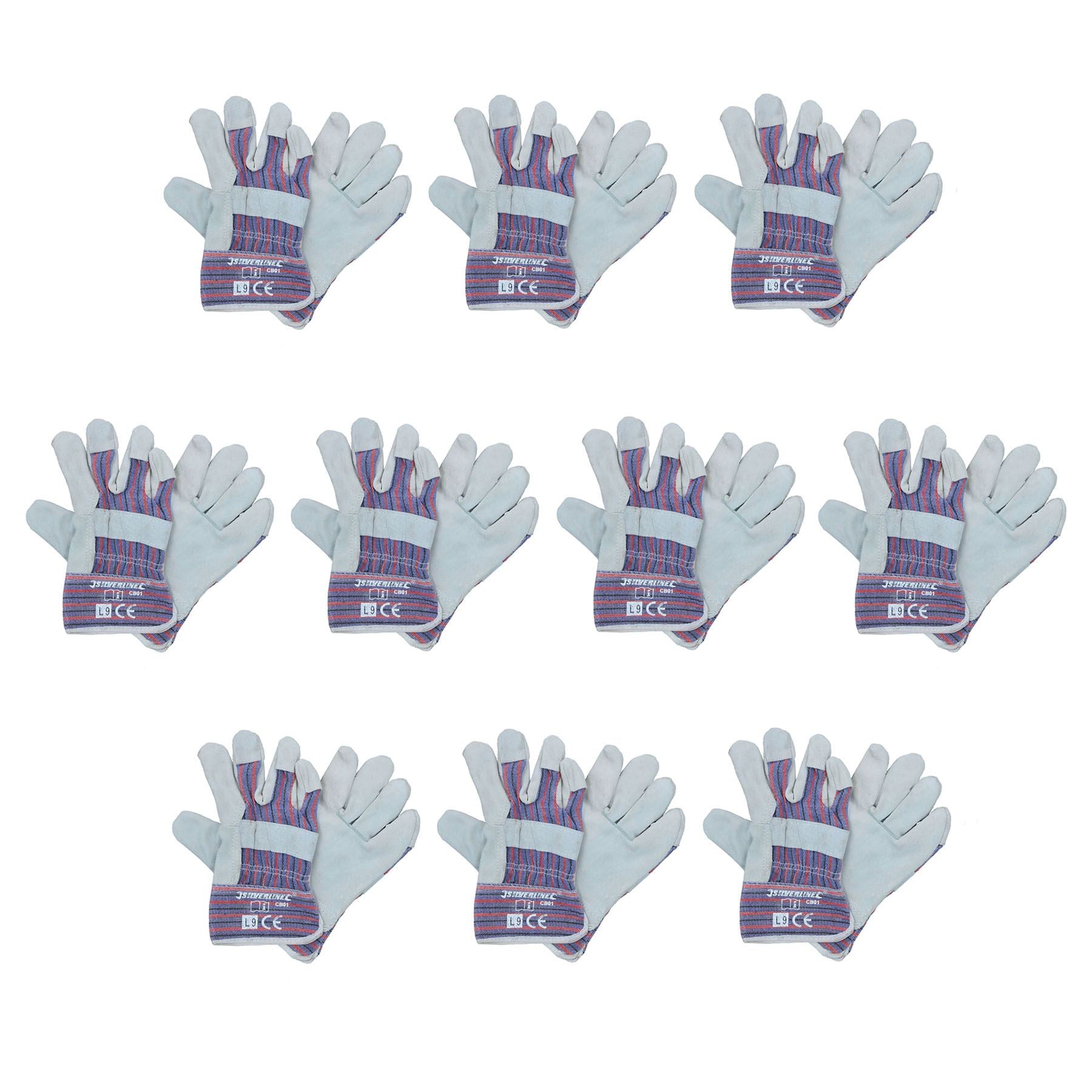 Large Rigger Work Wear Gloves Gardening Construction hand Protection