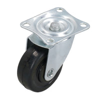 40mm Castor Wheel 4pc Trolley 2 x Fixed & 2 x Swivel Office Rollers TE372