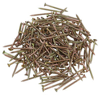 Countersunk Wood Screws 4.0 x 50mm Serrated Edge Prevent Splitting PZ2