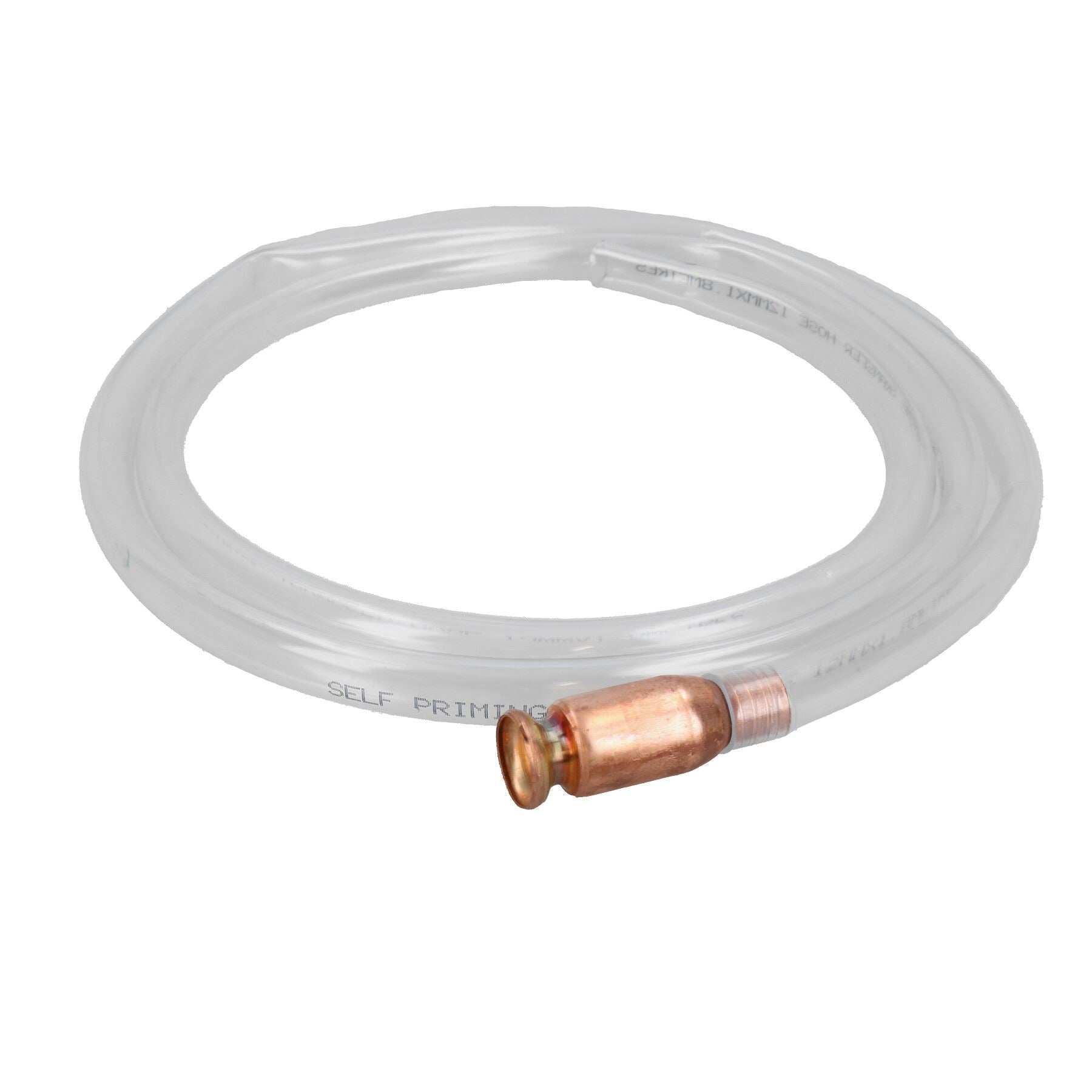 Self Priming Transfer Hose Jiggle Type For Fuel Fluids Liquids 12mm x 1.8 Metres