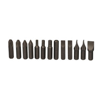 13pc Impact Socket Driver Bits Screwdriver Phillips Slotted Flathead Allen Hex