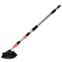3m Extendable Aluminium Car Wash Brush Telescopic Hose Water Cleaning Mop