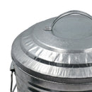 15L Galvanised Midi Bin Stainless Steel Kitchen Bathroom House Rubbish Dustbin
