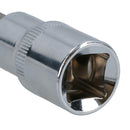 T55 x 140mm Male Extra Long Torx Bit Socket 1/2in Drive CRV S2 Steel