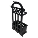 5pc Caged Fireside Fireplace Companion Set Brush Poker Shovel Tongs Burner