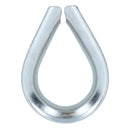 Rope Splice Thimble for 14mm Rope & Wire Spliced Boat Thimbles 316 Marine A4
