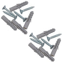 5mm x 30mm PZ2 Countersunk Wood Screws Fasteners with Raw Plugs