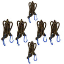 72” Bungee Strap with Aluminium Carabiners Hook Tie Down Fastener Holder