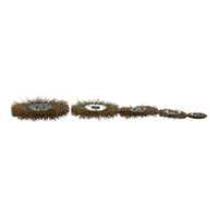 5pc Flat Wire Wheel Brush Set For Paint Rust Removal With 6mm Shank