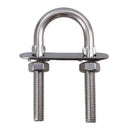 M8 28mm x 75mm U-Bolts / N-Bolts Stainless Steel Marine Grade Boat Trailer