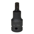 T45 x 53mm 1/2" Drive Short Impact Impacted Torx / Star Male Socket