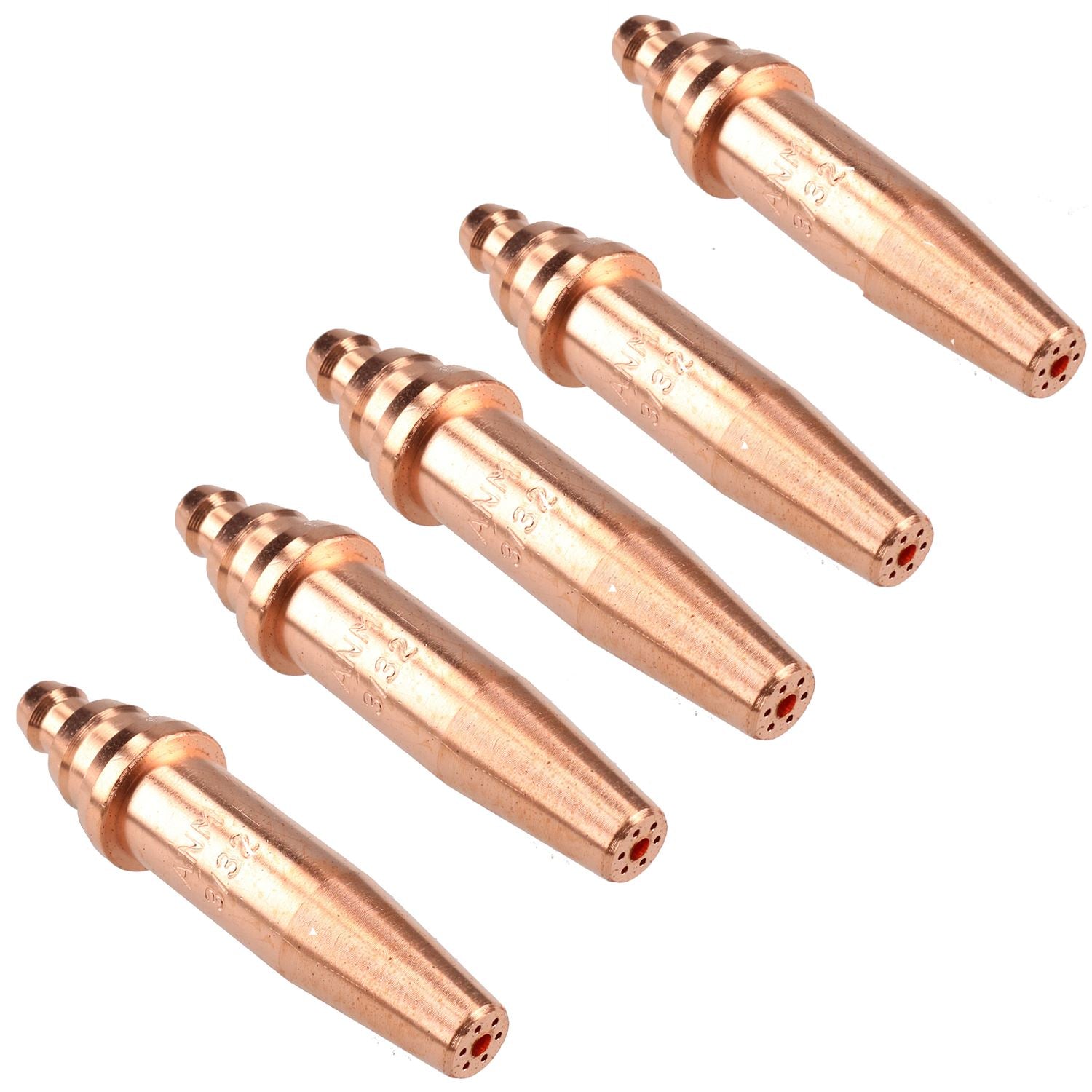 ANM Oxy Acetylene Gas Cutting Nozzle Tip Standard length 1/32" - 1/16" Oxygen