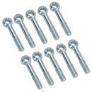 M12 70mm Eye Bolt Single Bolt Zinc Plated Threaded Rings DIN444 Catenary Wire