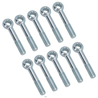 M12 70mm Eye Bolt Single Bolt Zinc Plated Threaded Rings DIN444 Catenary Wire