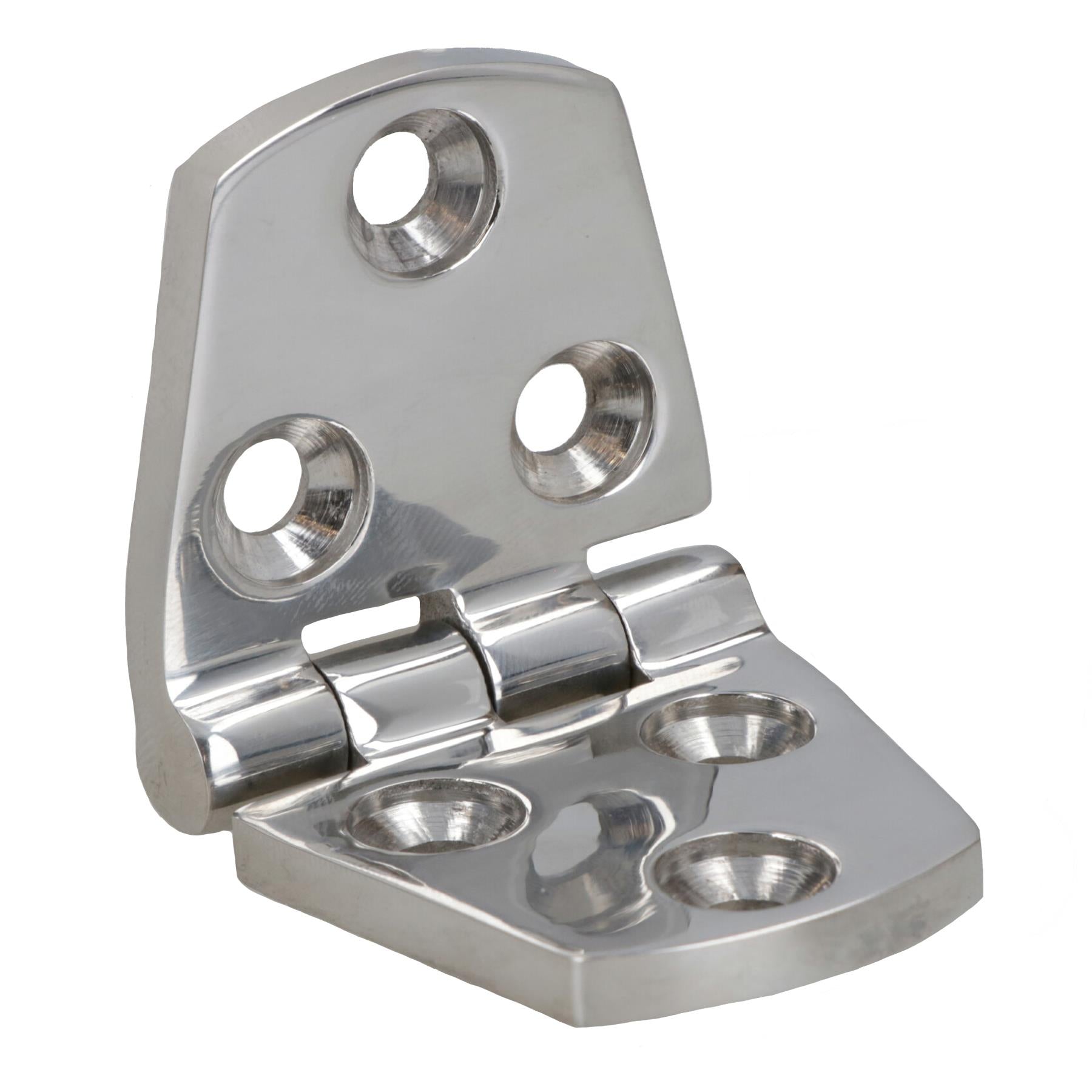 Polished Door Hinge Stainless Steel 76mm x 38mm 316 Marine Cabin Hatch