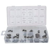 Metric Woodruff Drive Shaft Camshaft Crank Gearbox Half Moon Key Assortment 80pc