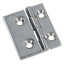 Polished Door Hinge Stainless Steel 61mm x 51mm 316 Marine Cabin Hatch