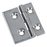 Polished Door Hinge Stainless Steel 61mm x 51mm 316 Marine Cabin Hatch