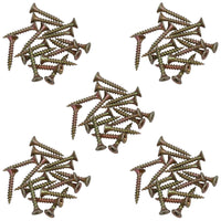 4mm x 25mm Countersunk Wood Chipboard Screw Fasteners PZ2 Drive