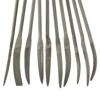 10pc 140mm Doubled Ended Riffler File Set Mechanical Engineering Files TE819