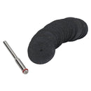 Rotary Tool Metal Cutting Trimming Disc Set 22mm Diameter 3.17mm Mandrel