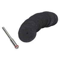 Rotary Tool Metal Cutting Trimming Disc Set 22mm Diameter 3.17mm Mandrel