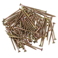 Countersunk Wood Screws 5.0 x 80mm Serrated Edge Prevent Splitting PZ2