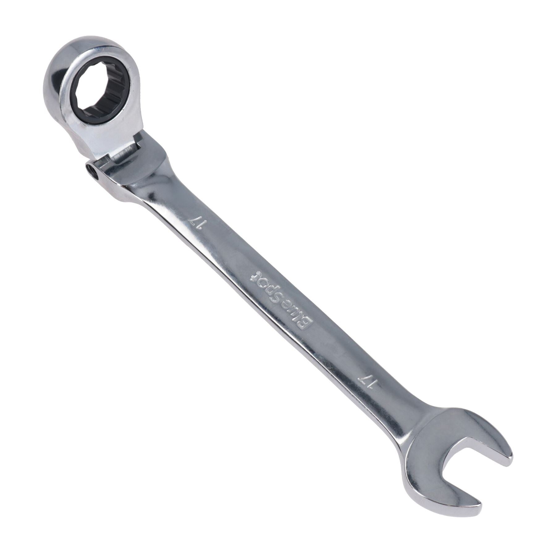 MM Metric Flexible Combination Ratchet Spanner Wrench Bi-Hex 12 Sided 72 Teeth