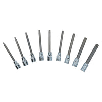 1/2" Drive Male + Female Short Long Torx E Sockets T27 – T70 E10 – E24 18pc