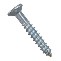 4mm x 25mm PZ2 Countersunk Wood Screws Fasteners with Raw Plugs