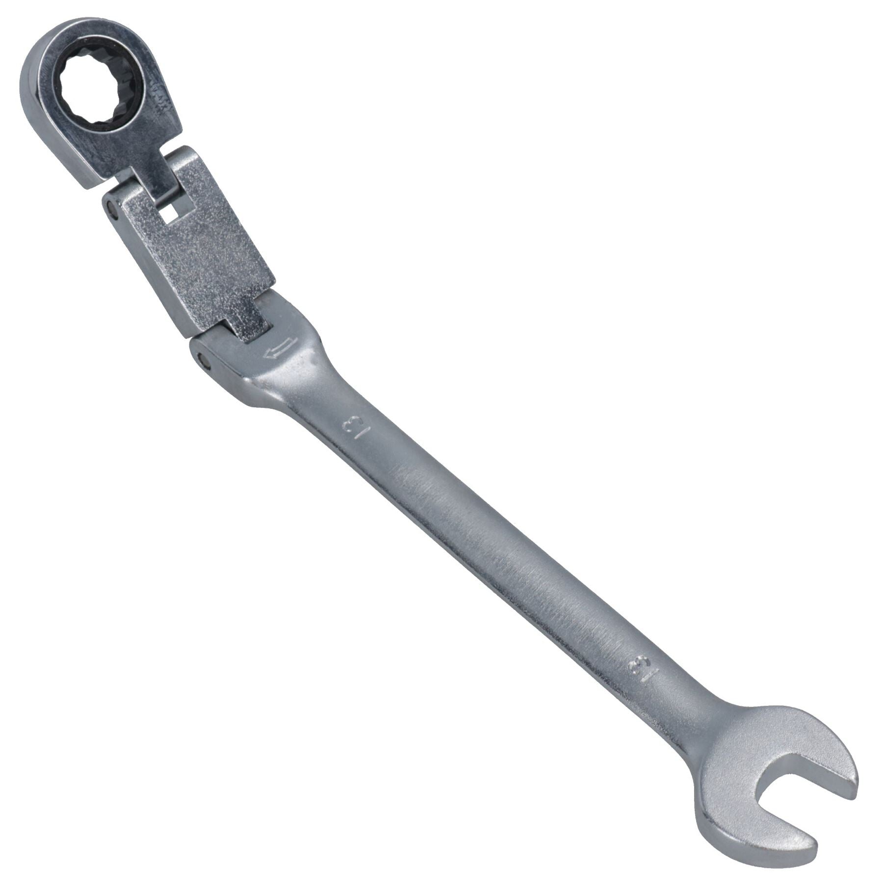 Metric Double Jointed Flexi Ratchet Combination Spanner Wrench 72 Teeth