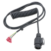 13 Pin Style Plug With Trailer Curly Extension Lead Cable 4 Metres For Ifor Williams