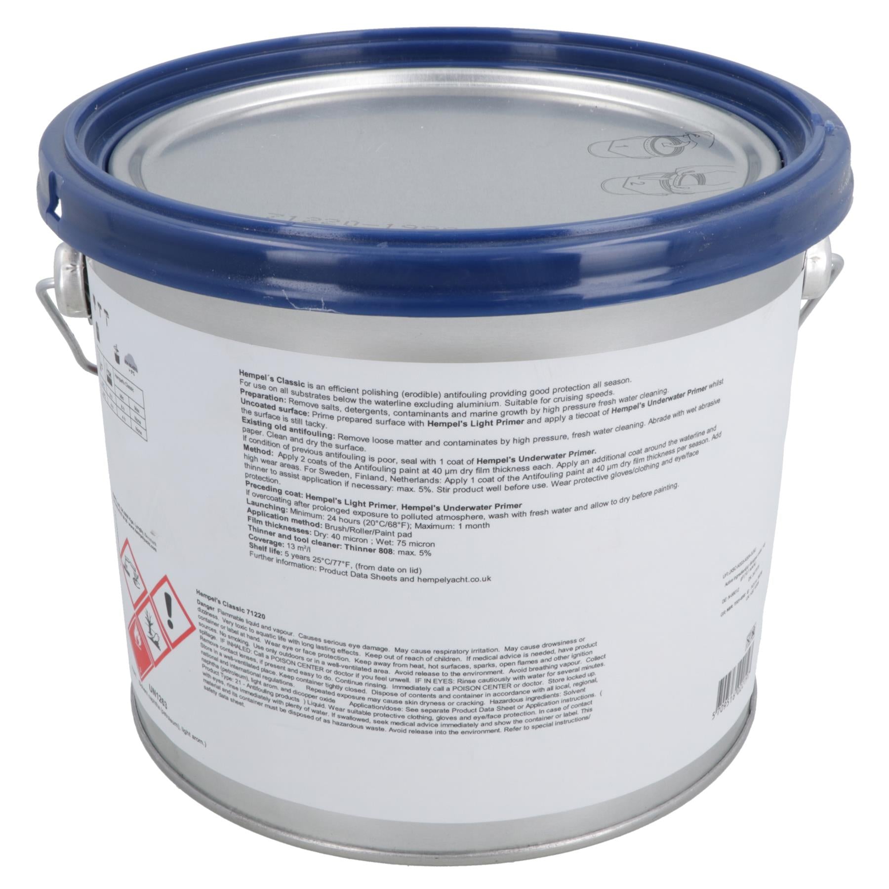 Hempel Classic Antifoul 2.5L Boat Antifouling Marine Paint