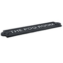 The Poo Room Toilet Cast Iron Sign Plaque Wall Door House Cafe Shop Pub Bar