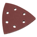 Hook Loop Delta Sanding Abrasive Discs Pads 93mm Triangle 120 Grit Fine 50pc