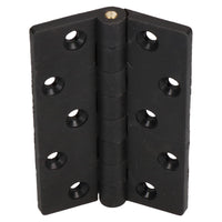 Black Reinforced Nylon Plastic Hinge 67x102mm Italian Made Industrial Quality