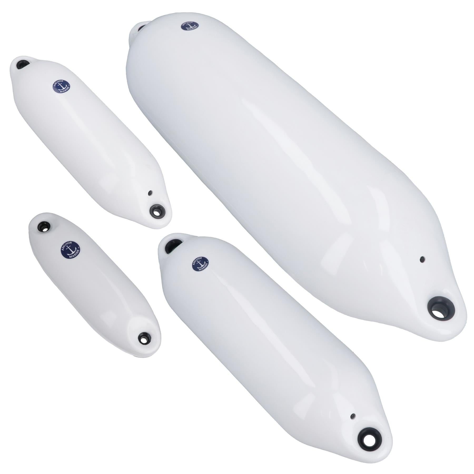 Boat Fender White Anchor Marine Cylinder Yacht Bumper Mooring Buoy