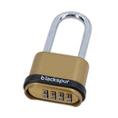 4 Digit Long Hardened Shackle Combination Padlock Security Lock Secure