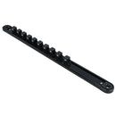 Mixed Drive Socket Holder Storage Rails with Rotating Clips + Magnetic Base 3pc