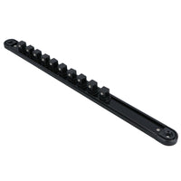 Mixed Drive Socket Holder Storage Rails with Rotating Clips + Magnetic Base 3pc