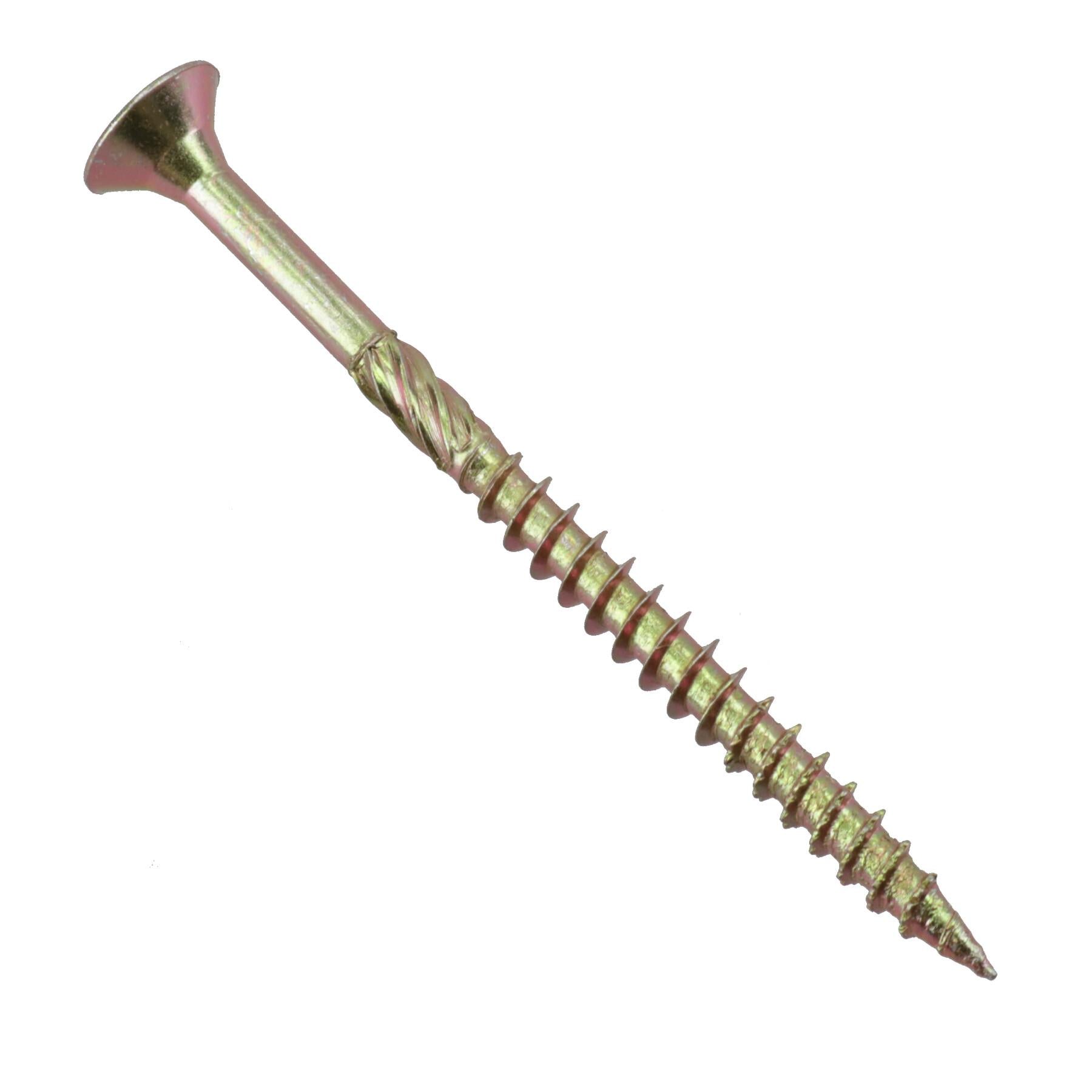 Countersunk Wood Screws 5.0 x 70mm Serrated Edge Prevent Splitting PZ2