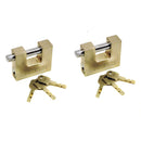 Shutter Padlocks Shipping Container Door Padlock Lock Security Solid Shed 3 Keys