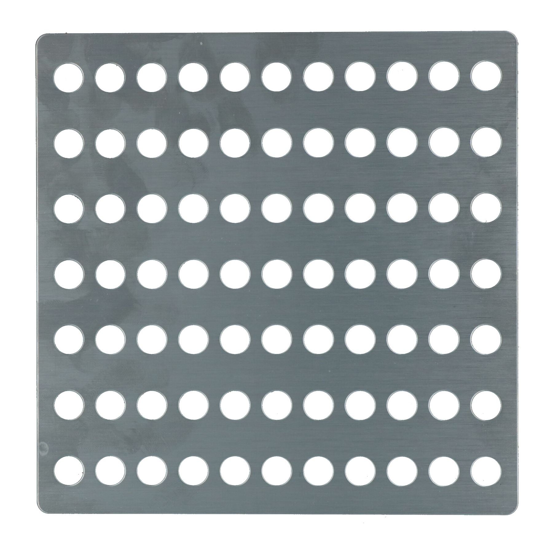 Stainless Steel Flat Drain Guard Cover Plate Grid 150mm x 150mm Rustproof